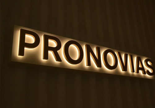 Examples of Effective Lighted Signage for Professional Services