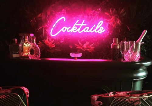 Creative Use of Lighted Signs for Restaurants and Bars